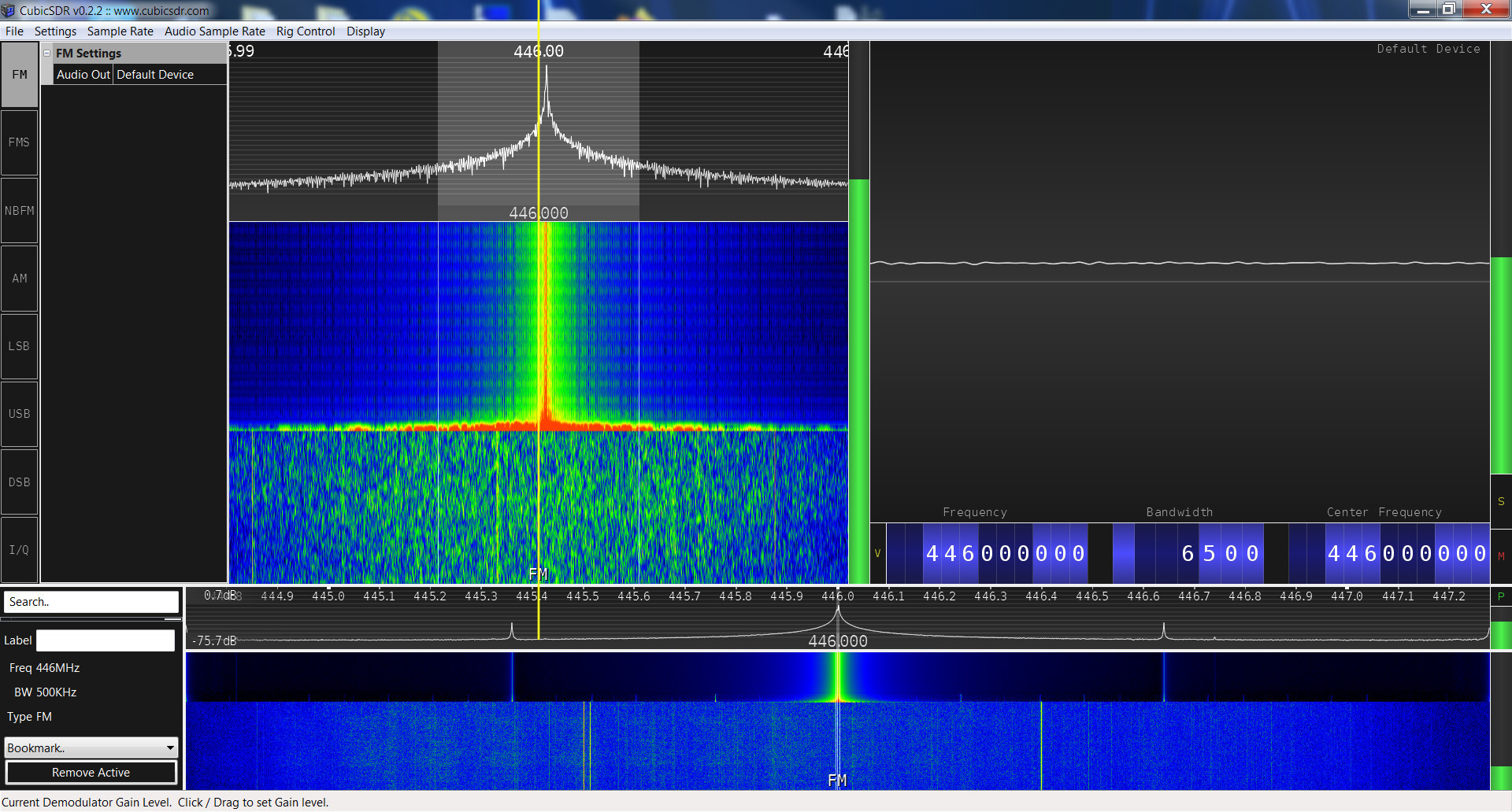 Baofeng UV-82 SRD spectrum analysis