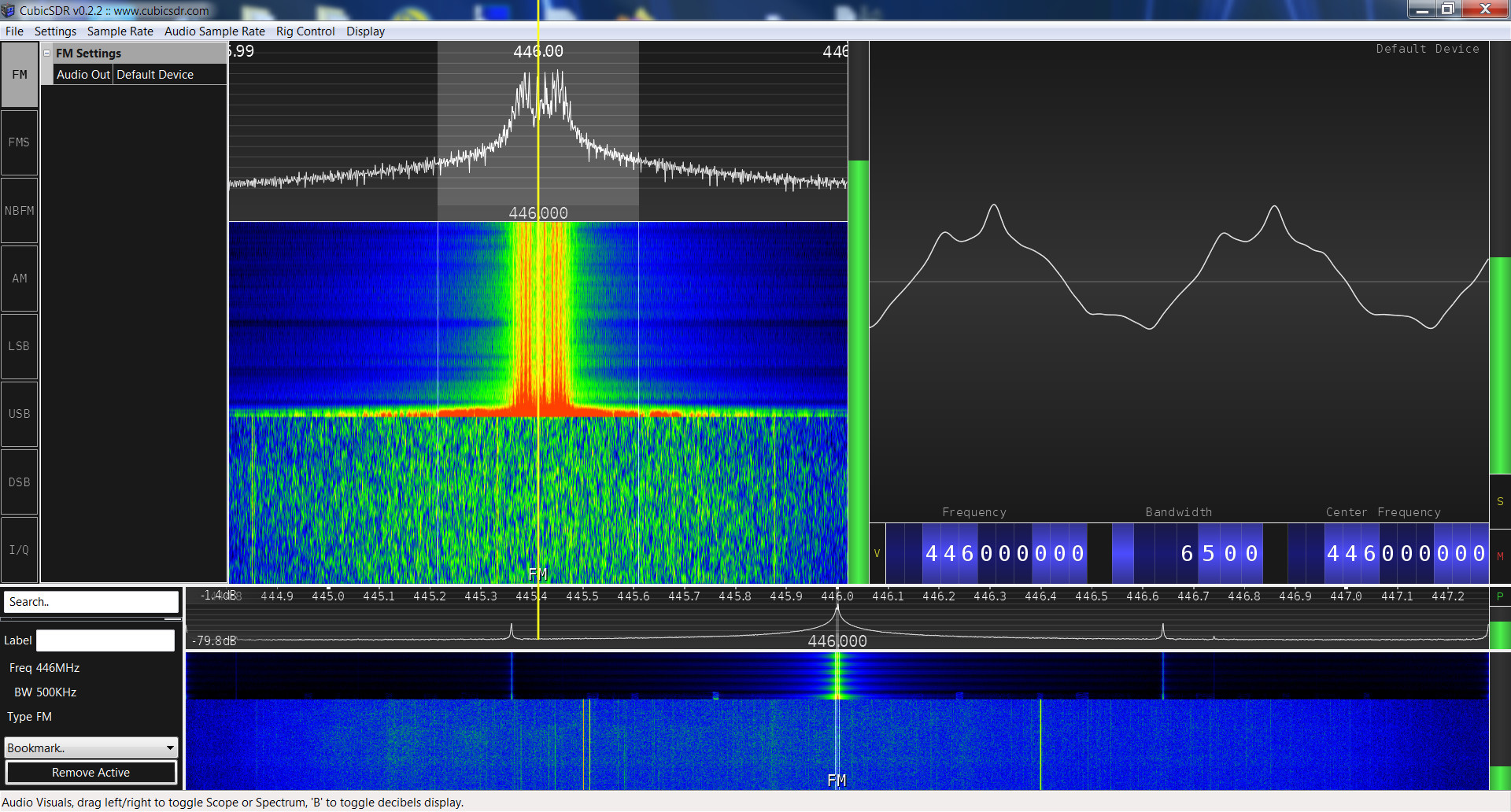 Radioddity GD-77 SRD spectrum analysis