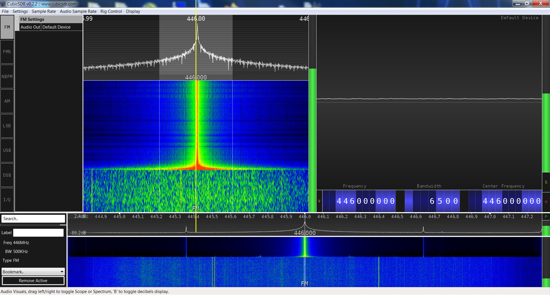 TYT MD-380 SRD spectrum analysis
