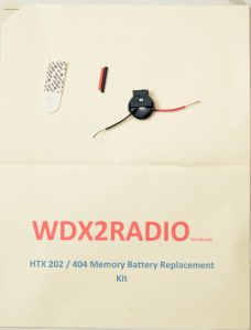HTX-202 HTX-404 memory battery replacement kit