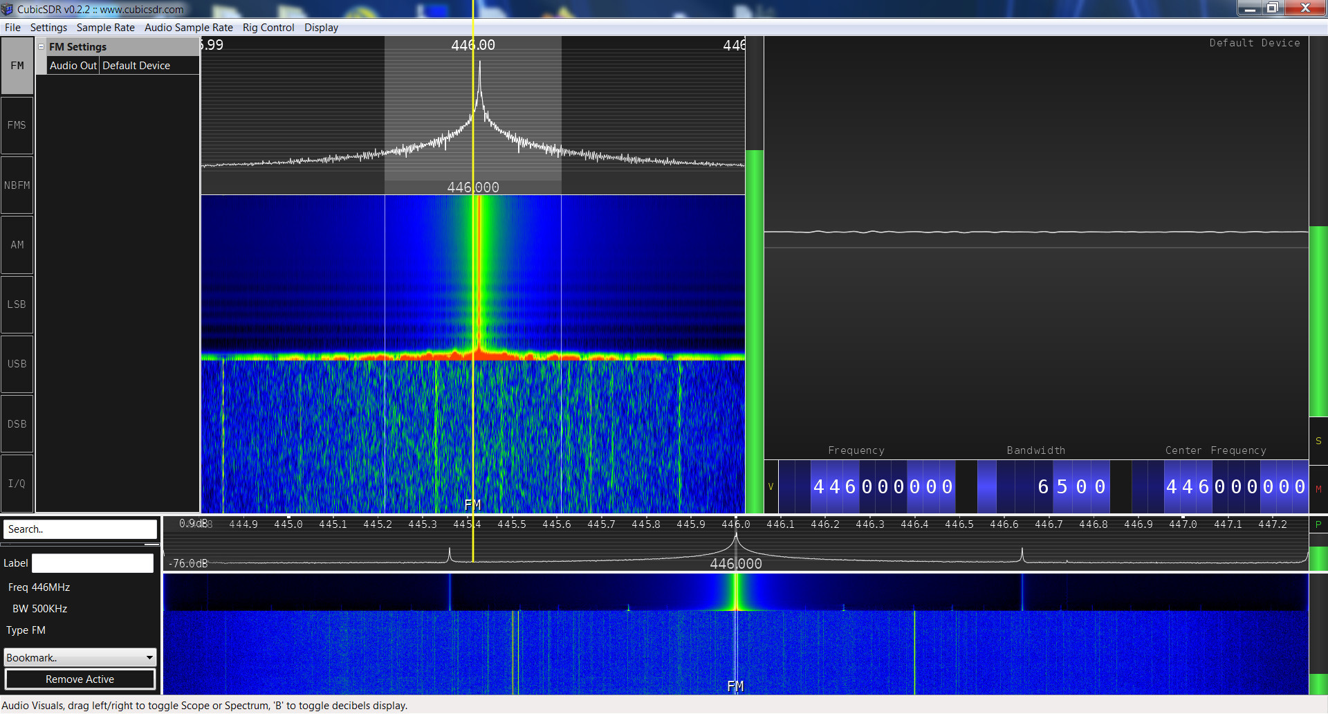 Retevis RT22 SRD spectrum analysis
