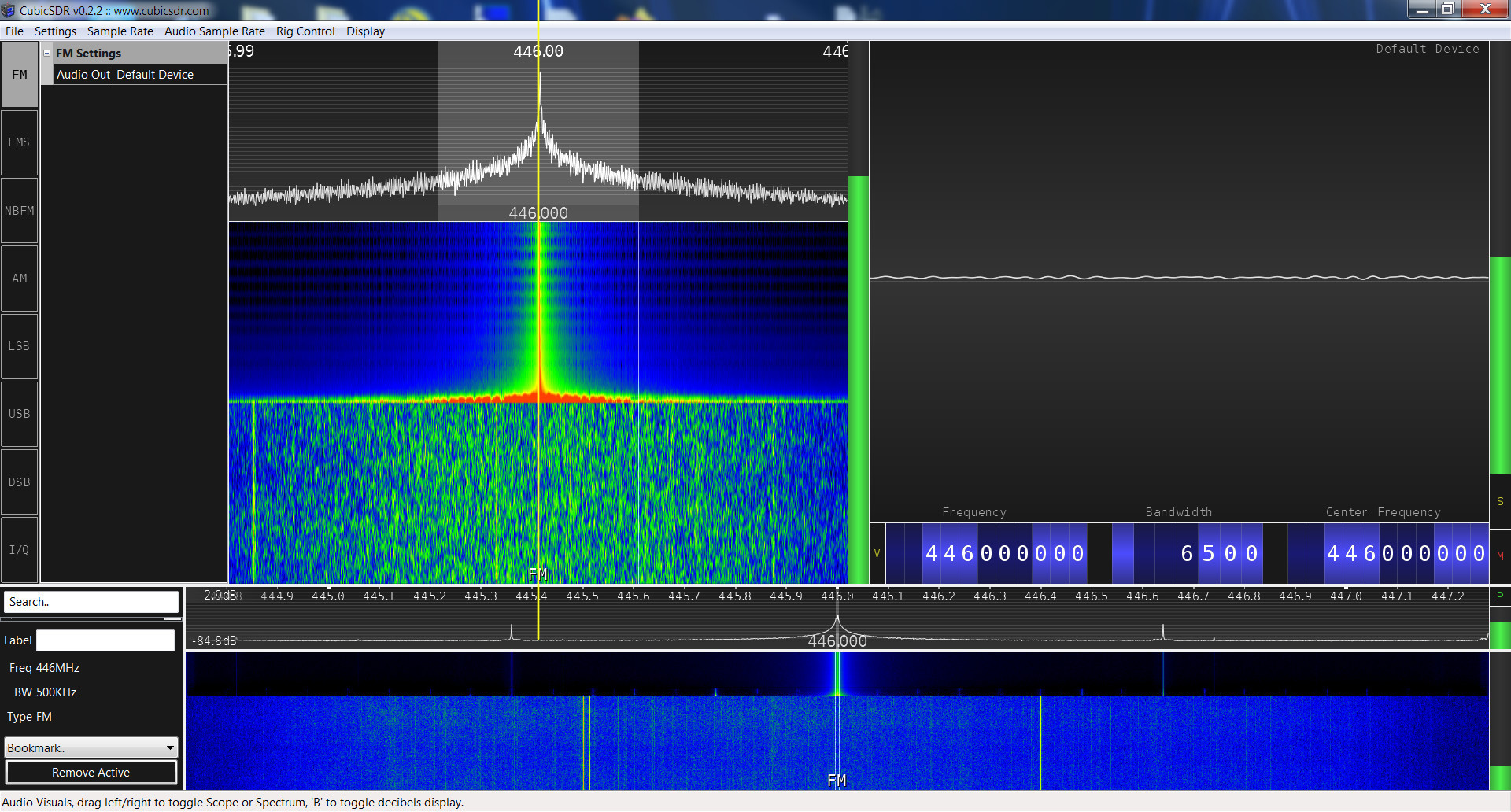 Baofeng UV-5R SRD spectrum analysis