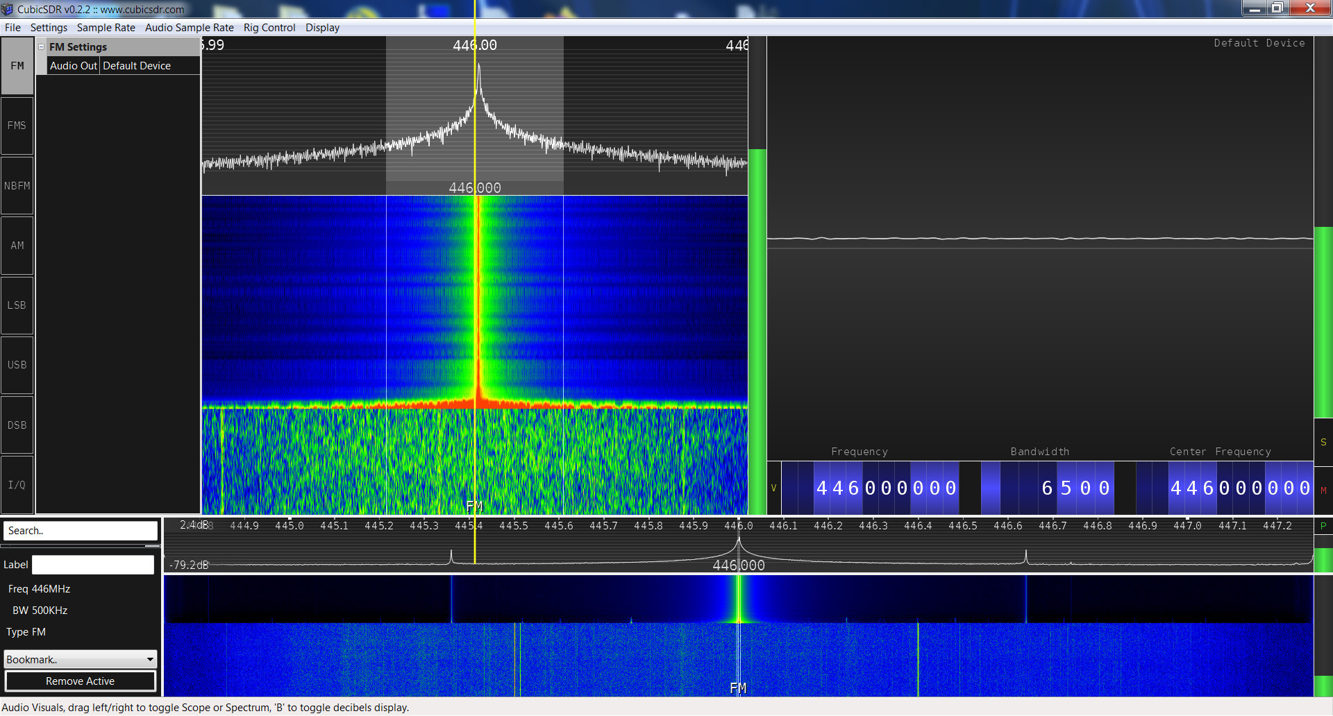 Baofeng UV-5RA SRD spectrum analysis