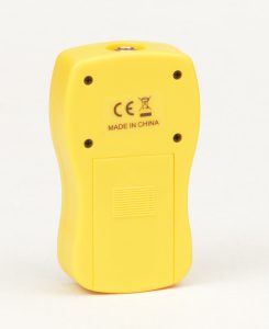 Rear of the GY561 Mini Handheld Frequency Counter Power Meter 