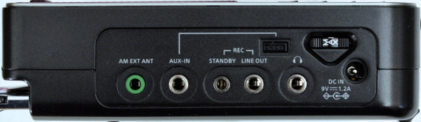 Sangean ATS-909X2 ports