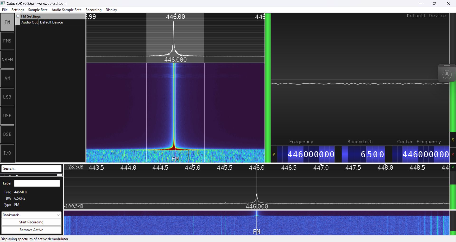 anytone-atd878uviiplus Anytone at-d878uvii plus spectrum analysis