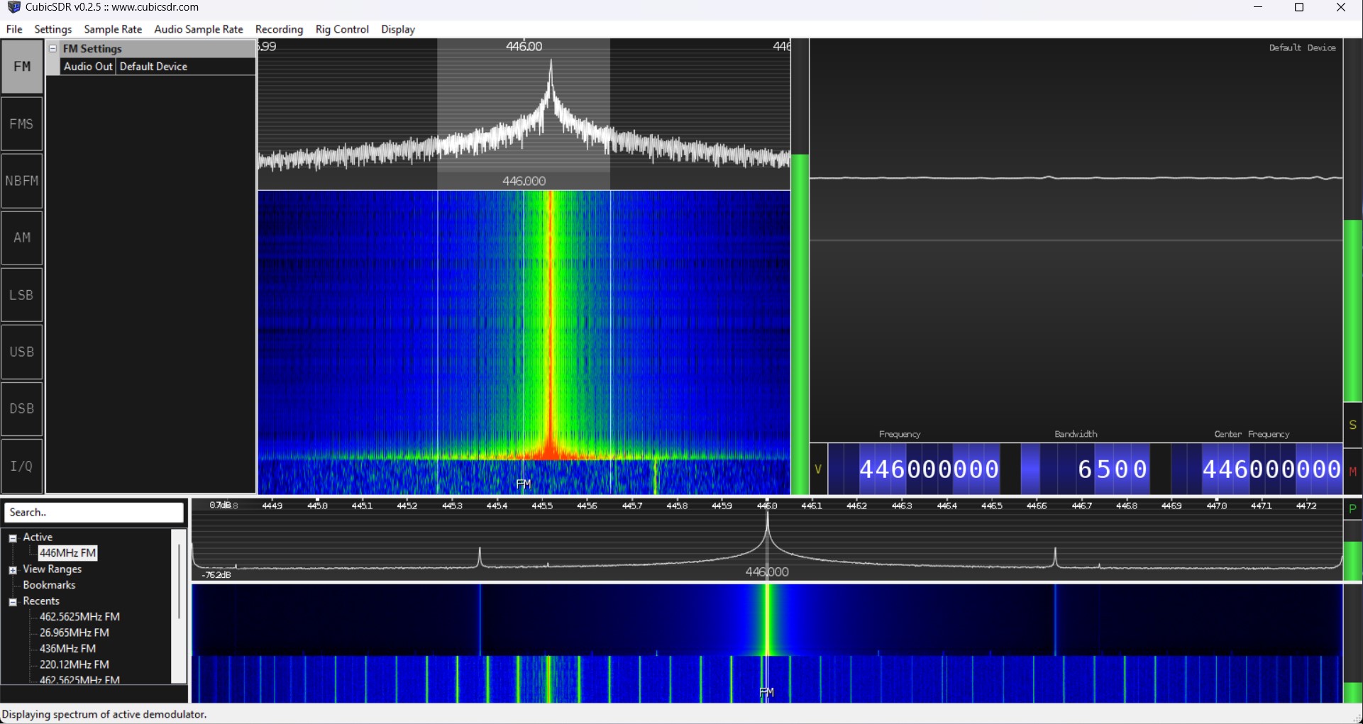 baofeng-nak61 Baofeng NA-K61 Spectrum Analysis