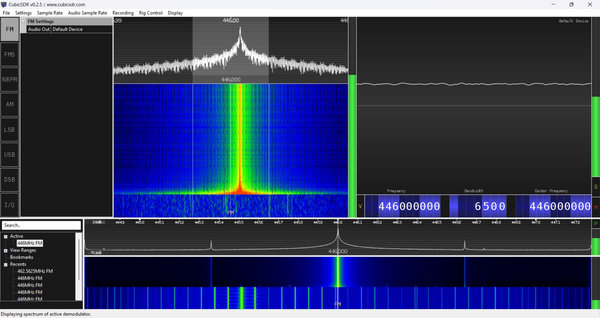 baofeng-uv-32 Baofeng UV-32 spectrum analysis
